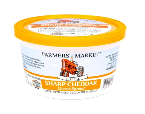 Miniatura 9 de Deli Direct, Farmers Market - Queso para untar – Queso gourmet untable para galletas, patatas fritas y pretzels, salsa cremosa de queso, ideal