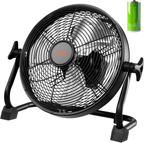 Miniatura 13 de VEVOR Ventilador de Piso, 3 Velocidades Alta Velocidad Trabajo Pesado Ventilador Industrial de 18 Pulgadas, 4000 CFM Inclinación Ajustable 360°