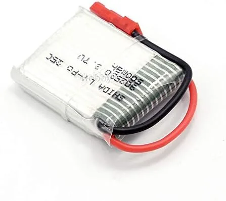 Miniatura 9 de 3.7 V 1S 500 mAh 25C LiPO batería JST enchufe para mini tamaño FPV Drone RC Quadcopter modelo avión