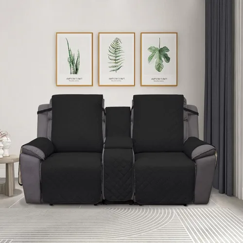 Miniatura 2 de PureFit Funda de Sofá de Dos Plazas Reclinable Reversible Resistente al Agua - Protector de Muebles Antideslizante para Reclinable de 2 Asientos
