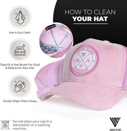 Miniatura 75 de Urban Effort Gorra trasera de malla, para hombres y mujeres, gorra de béisbol de 5 paneles, gran cierre a presión para caza y senderismo