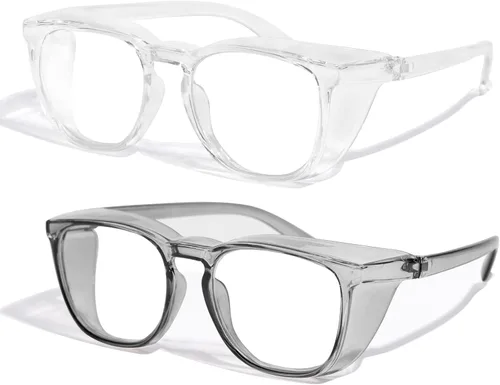 Miniatura 2 de Gafas de seguridad antivaho transparente con bloqueo de luz azul para protección ocular, gafas de enfermería para mujeres y hombres