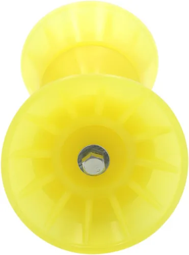 Miniatura 6 de Tope de arco de 4" para remolque de barco de poliuretano con eje de 1/2", amarillo