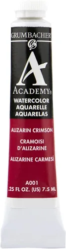 Miniatura 9 de Grumbacher Academy - Pintura de acuarela, 0.25 onzas, tono medio rojo cadmio (A029)