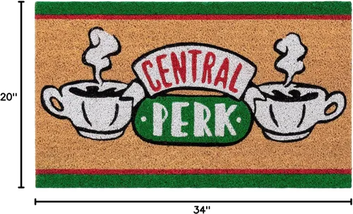 Miniatura 3 de Gertmenian Friends Coir Doormat - Alfombra de bienvenida de 2x3 (paquete de 2), ideal para áreas de alto tráfico en la puerta principal, garaje