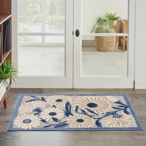 Miniatura 48 de Nourison Home Aloha - Alfombra beige de 2 pies 3 pulgadas x 12 pies, fácil de limpiar, no se desprende, para dormitorio, sala de estar, comedor