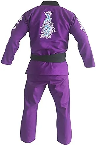 Miniatura 3 de FLUORY BJJ Gi - Traje de Jiu Jitsu brasileño para hombre, kimonos BJJ Uniforme