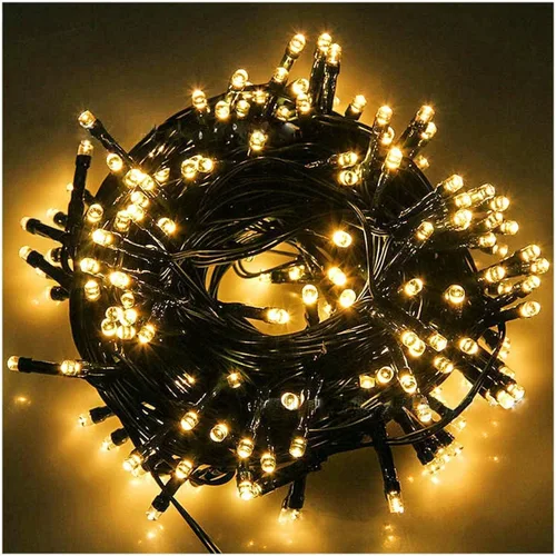 Miniatura 8 de Guirnalda de luces negras de hadas con función de memoria. Extensión de 33 pies con 100 luces LED enchufables, acogedoras decoraciones blancas