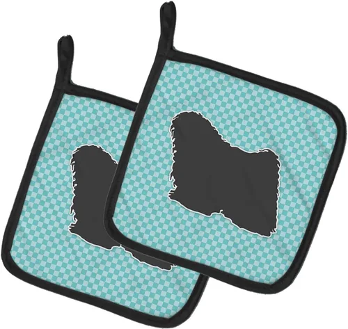 Miniatura 353 de Caroline's Treasures BB3567PTHD - Juego de soportes para ollas de cocina resistentes al calor, almohadillas calientes para cocinar, hornear, Copo