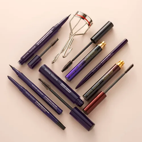 Miniatura 6 de Kevyn Aucoin El lápiz de cejas de precisión, morena oscura: ultra delgado, delgado y fuerte. Brocha retráctil plus spoolie. Maquillador profesional