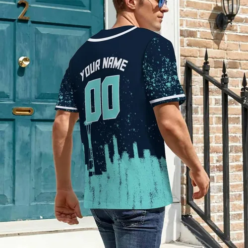Miniatura 5 de Camisetas personalizadas de hockey City con diseño de grafiti, regalos para fanáticos, hombres, mujeres, jóvenes, número de nombre