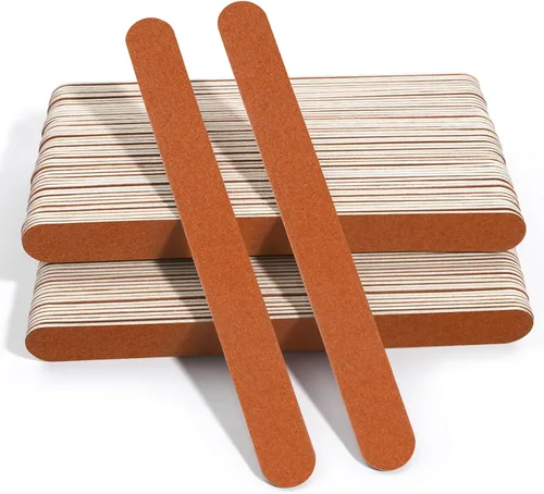 Miniatura 16 de Canvalite Lima de uñas grandes para uñas, lima de uñas de grano 100/180 para uñas naturales, herramienta de manicura y pedicura para uso doméstico