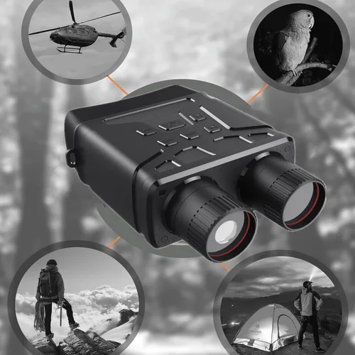 Miniatura 9 de AirMyFun Gafas de visión nocturna para adultos, prismáticos de visión nocturna infrarroja 4K con batería recargable y tarjeta de memoria de 32 GB