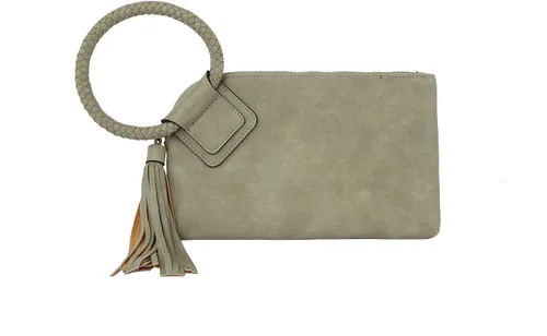 Miniatura 37 de Monedero de mano para mujer, cartera de noche con correa de mano, informal, formal, de cuero vegano, Metro Muse