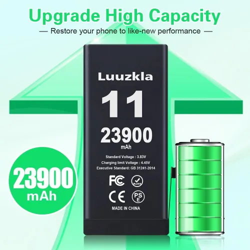 Miniatura 2 de Batería de 23900 mAh compatible con iPhone 11, nueva actualización, repuesto de batería de gran capacidad, compatible con iPhone 11, con kits
