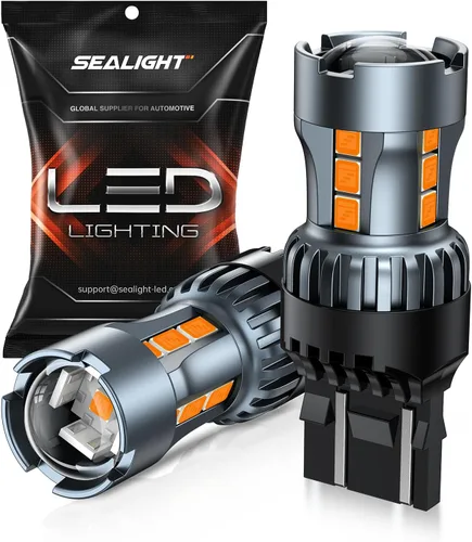 Miniatura 10 de SEALIGHT 194 bombilla LED azul, luz de matrícula, luz de cúpula, T10 168 2825 W5W 3030 chips brillantes tipo cuña para reemplazar luz LED de mapa