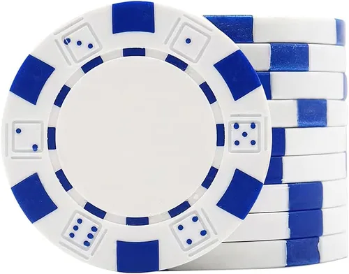 11.5 Gram Bulk Chip Accessories, 10 Pcs Professional Poker Chip, Casino Poker Chips,Clay Composite Casino Poker Chips for Casino Card Games Texas