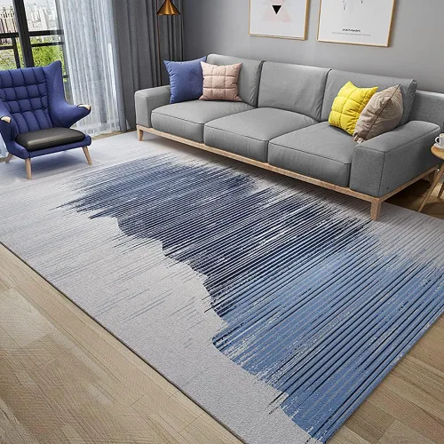 Miniatura 14 de Alfombra abstracta moderna para sala de estar, lavable a máquina, para dormitorio, 2.6 x 3.9 pies