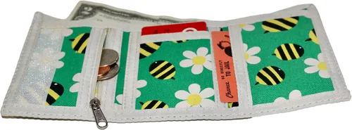 Miniatura 4 de bungalow 360 Billetera vegana triple, Bumble Bee, Billetera clásica triple