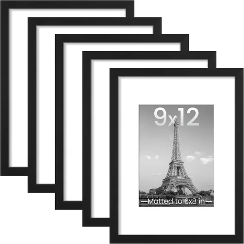 Miniatura 31 de upsimples - Portarretratos de 11 x 14 para galería de fotografías. Marcos para fotos de 8 x 10 pulgadas con paspartú o de 11 x 14 pulgadas sin Dorado