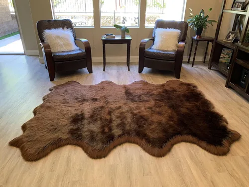 Miniatura 95 de LAMBZY Alfombra de pelo de oveja sintética, hipoalergénica, súper suave, sedosa para sala de estar, habitación de los niños, sofá