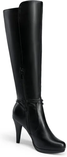 Miniatura 3 de DREAM PAIRS Botas de tacón alto hasta la rodilla para mujer