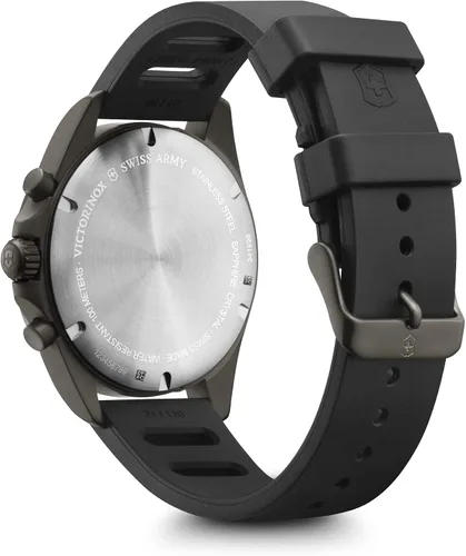 Miniatura 4 de Victorinox Fieldforce Sport Chrono esfera negra correa de goma negra con SAK Negro