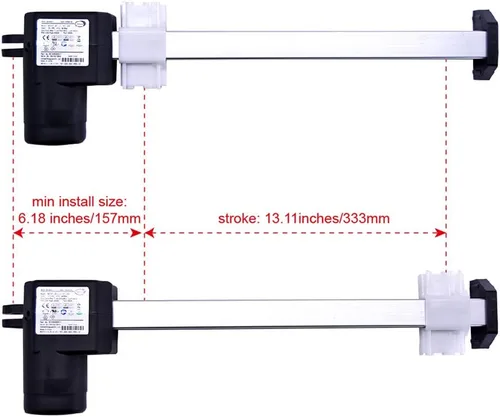 Miniatura 5 de Fromann Modelo MD141-30-L1-157-333 MD141-30-L1-157-333 del reemplazo del actuador de las sillas de elevación de los equipos del motor 450917/601438