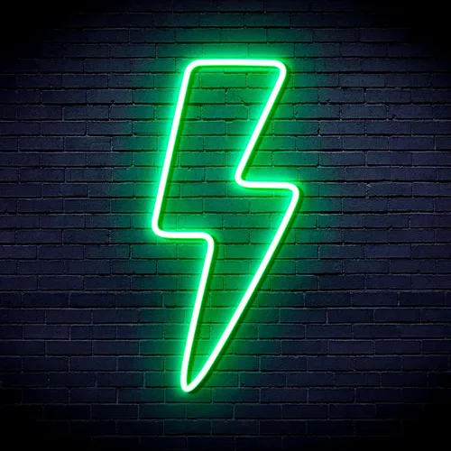 Miniatura 15 de ADVPRO Rayo Rayo Estándar Flex Silicona LED Neon Sign - Azul - st16s42-fnu0002-b
