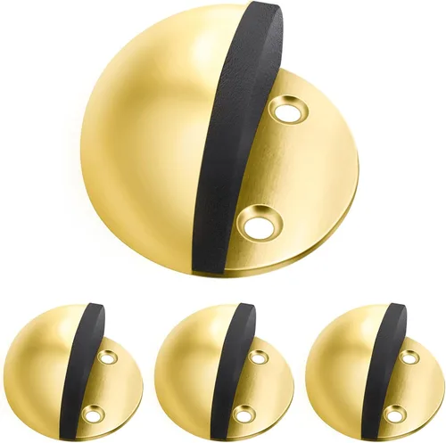 Miniatura 14 de Tope de puerta adhesivo sin necesidad de perforación, tope de puerta para piso, protector de puerta de goma, protector de pared, color blanco