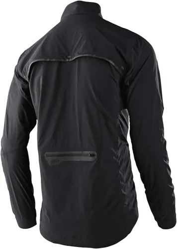 Miniatura 4 de Troy Lee Designs Chaqueta cortavientos impermeable para ciclismo de montaña y carreras, Shuttle, Negro