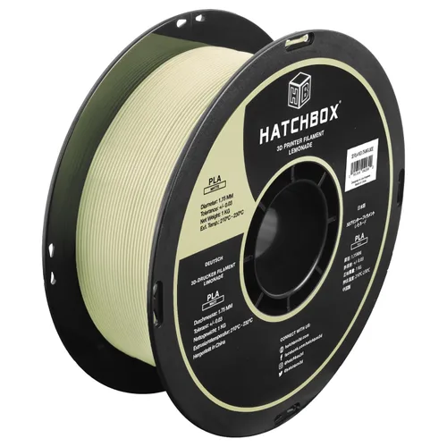 Miniatura 20 de HATCHBOX - Filamento para impresora 3D de PLA mate, precisión dimensional +/- 0.03 mm, carrete de 1 kg, 1.75 mm, color Kraft Papel kraft