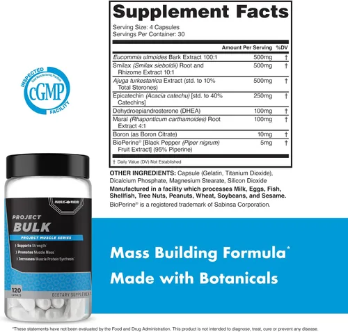 Miniatura 5 de Anabolic Warfare Proyecto a granel, fórmula de construcción masiva, síntesis de proteínas, fuerza, definición muscular, hecho con botánicos*