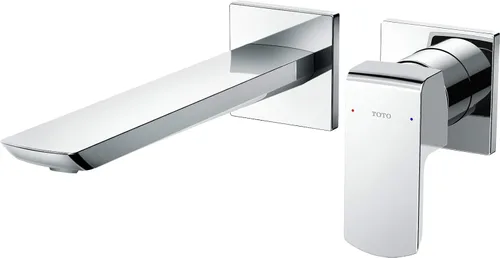 TOTO GR - Grifo de baño de 1,2 GPM con una sola manija para montaje en pared con tecnología COMFORT GLIDETM, cromo pulido - TLG02311U#CP