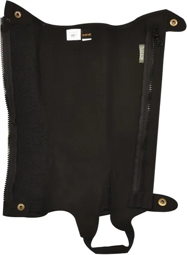 Miniatura 3 de Ovation Unisex Kids' Amara Ribbed Half Chaps - Durable Synthetic Leather Equestrian Riding Chaps w/Zipper & Snap Closures