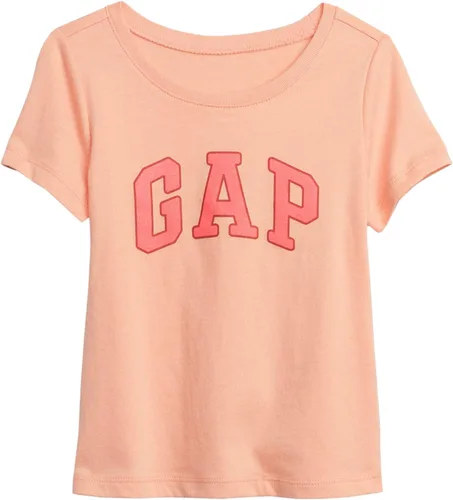 GAP Camiseta de manga corta con logotipo para bebé-niñas