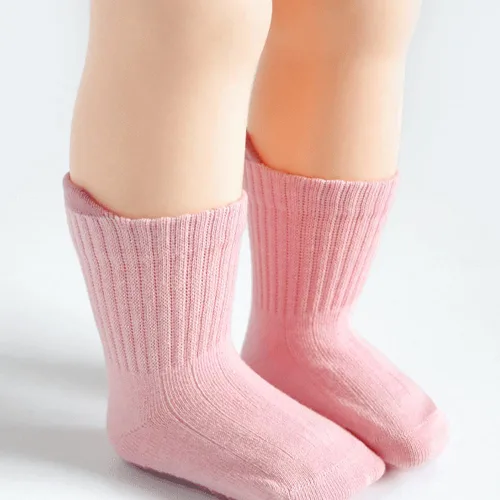 Miniatura 4 de Calcetines tobilleros antideslizantes para niños pequeños con pinzas para recién nacidos, elásticos, para bebés de 1 a 3 años, 3 pares