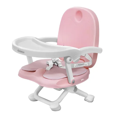 Miniatura 10 de UBRAVOO Asiento elevado portátil 2en1 para niños pequeños, asiento elevador que crece con el bebé para mesa de comedor con bandeja extraíble
