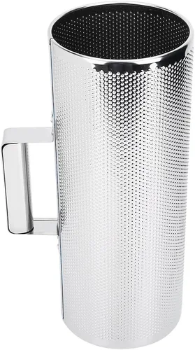 Miniatura 4 de Guiro profesional de acero inoxidable con herramienta de entrenamiento musical raspador para bandas, concierto, rendimiento escénico - plata