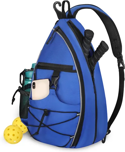Miniatura 17 de Bolsa de Pickleball Goloni para Mujeres, Mochila de Pickleball para Hombres, Bolsa de Hombro Ligera con Gancho para Cerca, Gran Capacidad, Bolsillo