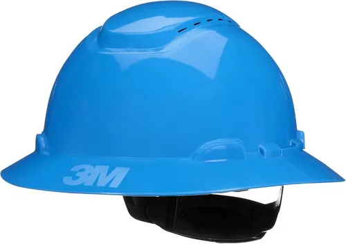 Miniatura 31 de 3M Hard Hat SecureFit H-800 Series Casco de seguridad estilo ala completa con sensor Uvicator, suspensión de trinquete de difusión de presión de 4