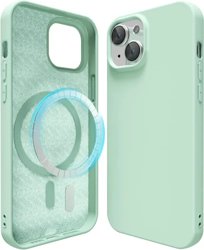 Miniatura 129 de oakxco Funda de silicona para iPhone 12 Pro Max, magnética, compatible con carga inalámbrica Magsafe, cubierta protectora de goma suave y delgada