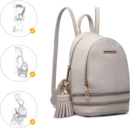 Miniatura 2 de MISS LULU Bolsos para mujer, Blanco, Normal