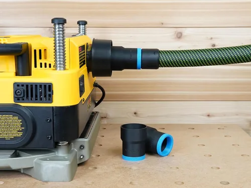Miniatura 8 de Adaptador de manguera de 2 1/2 pulgadas compatible con cepilladora Dewalt DW735 y DW735x - ¡Hecho en EE. UU!
