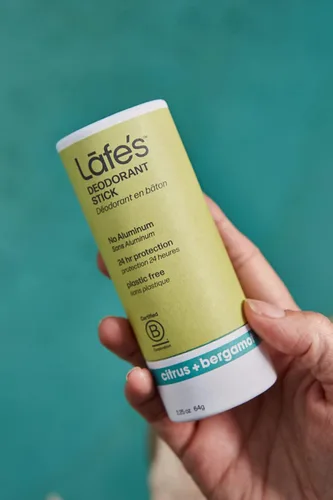 Miniatura 5 de Lafe's Desodorante natural Desodorante natural en barra sin plástico de 2.25 onzas en embalaje de papel Sin aluminio, parabenos ni bicarbonato