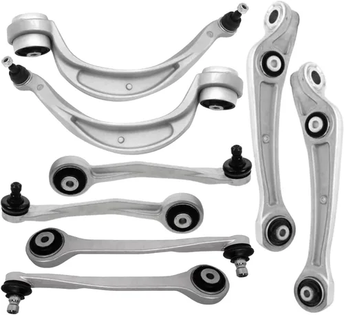 Miniatura 82 de Detroit Axle - Kit de brazos de control de extremo delantero de 8 piezas para Dodge Dakota 00-04, Durango 00-03, 4 brazos de control superior e