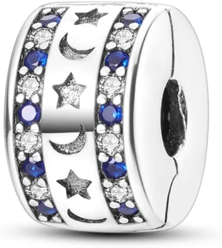 Miniatura 37 de Pulsera y collar de plata de ley 925 con dije de corazón, mariposa, loto, avión, viaje, lindo gato, cuentas, regalo para mujer