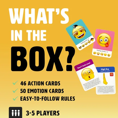 Miniatura 4 de Ginger Fox Juego de cartas de emoji oficial para la familia - Colecciona todas las cartas de emoji en este divertido juego de fiesta