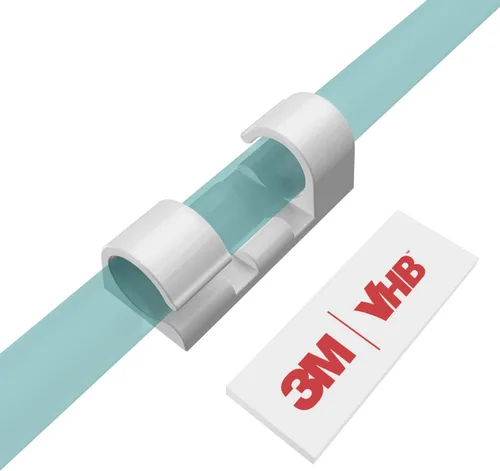 Miniatura 8 de Clips para cables con fuerte adhesivo autoadhesivo, XIAOXI organizador de gestión de cables para TV y PC, soporte adhesivo para cables, ordena
