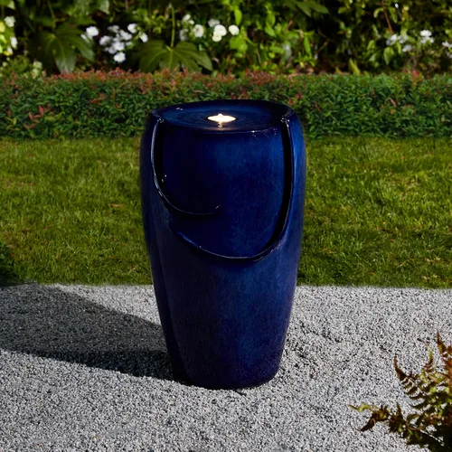 Miniatura 8 de Glitzhome - Fuente de agua con luz LED para exteriores